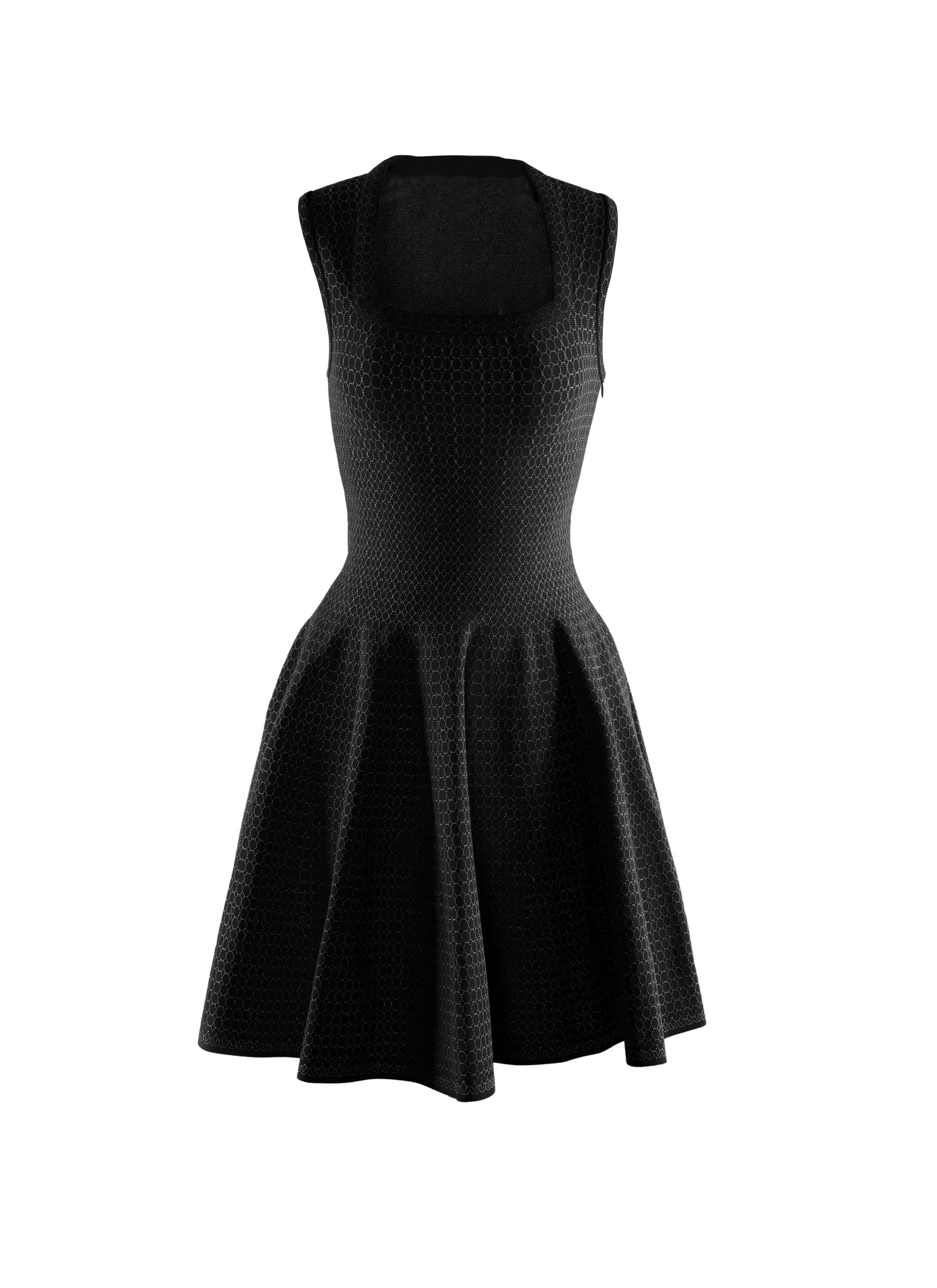 Sleeveless dress - Black intense