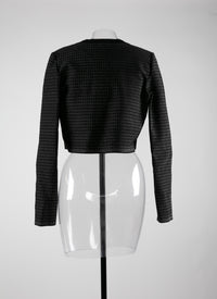 Regence mini long sleeve cardigan - Black intense