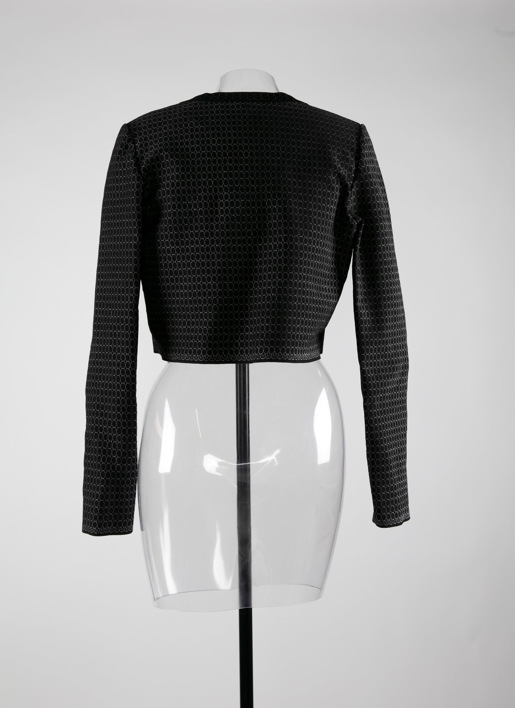 Regence mini long sleeve cardigan - Black intense