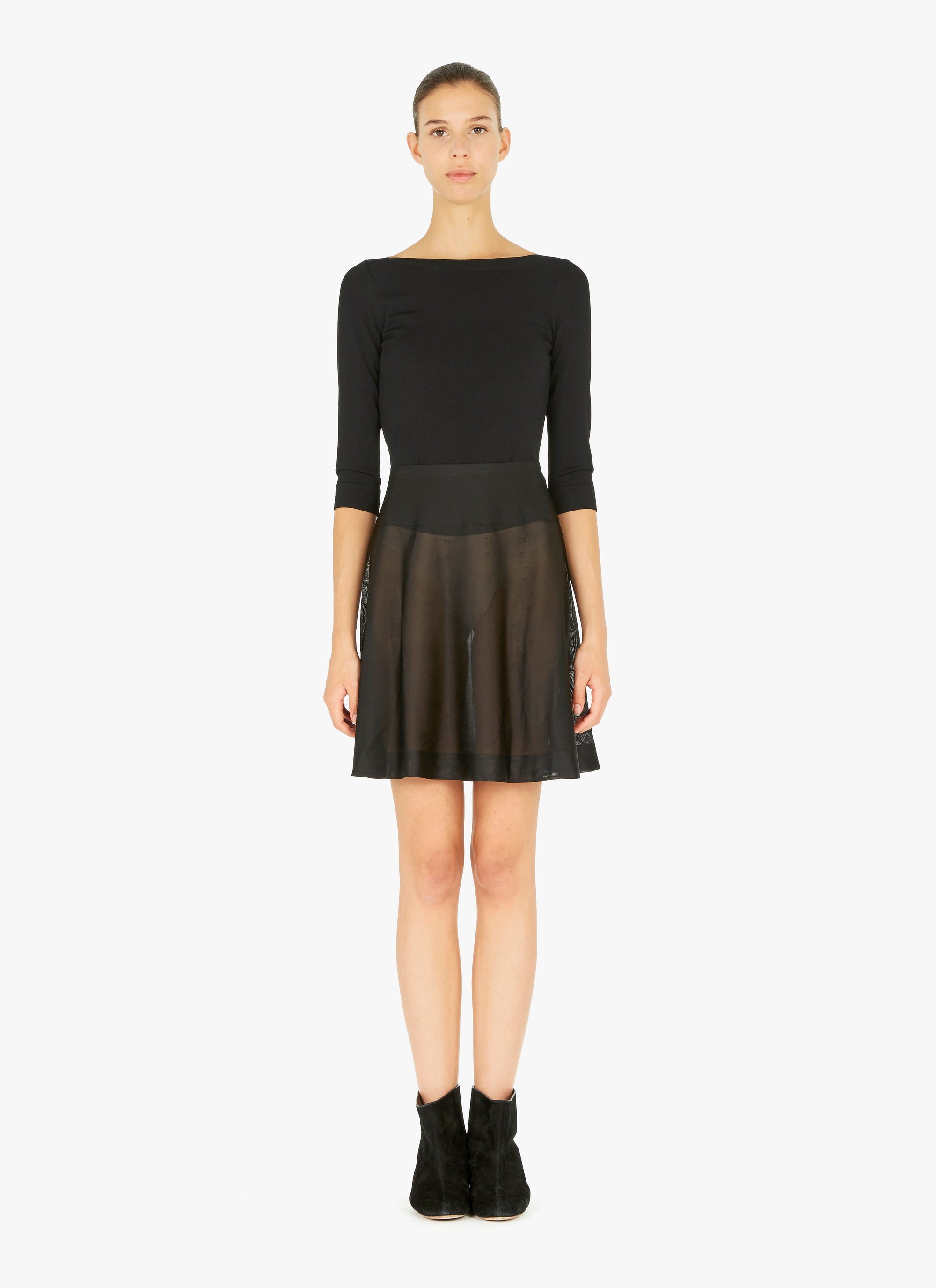 Intime skirt bottom - Black