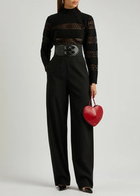 Pull Vienne en laine - Noir Alaïa