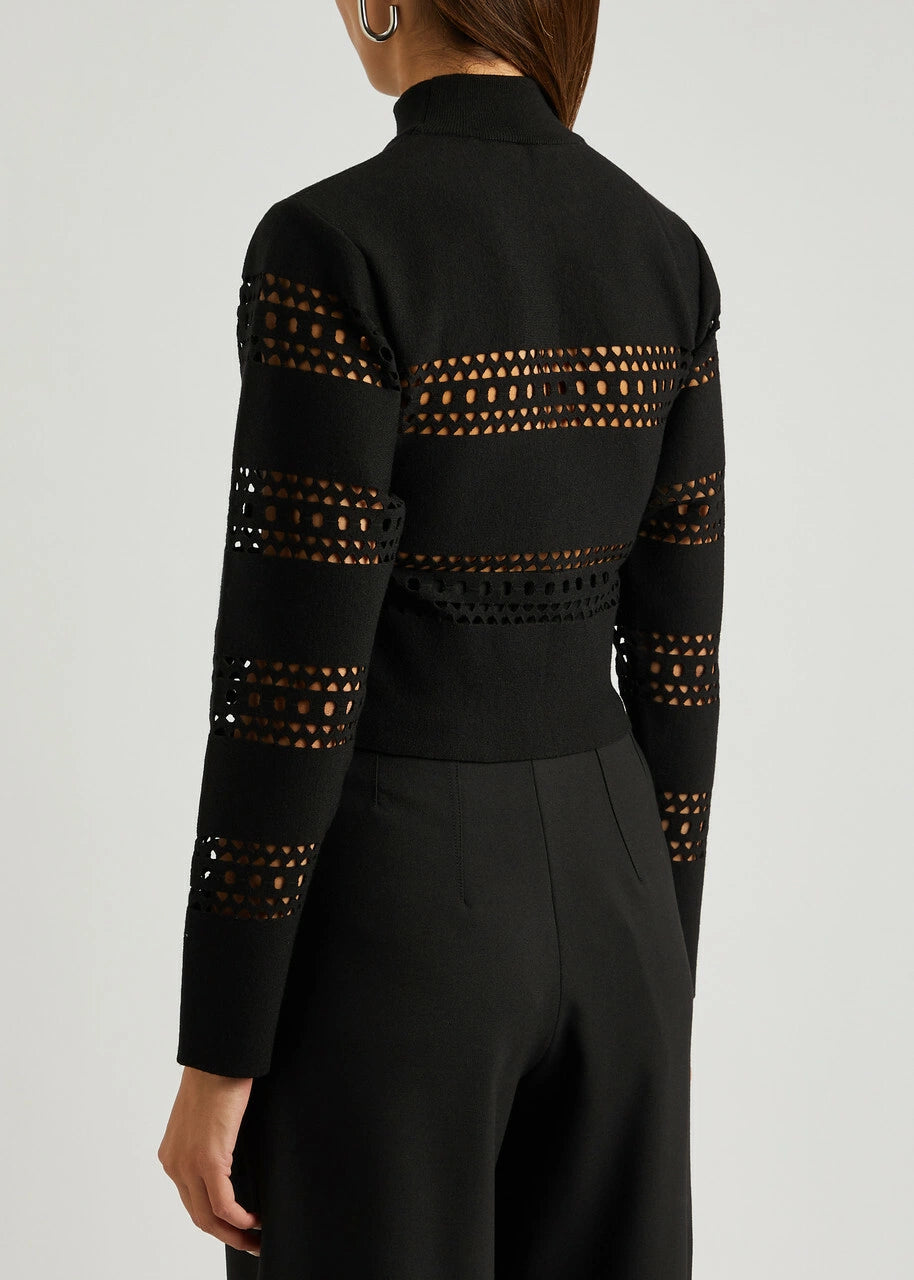 Pull Vienne en laine - Noir Alaïa