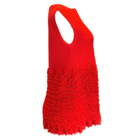 Sleeveless jumper - Scarlet