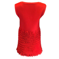 Sleeveless jumper - Scarlet