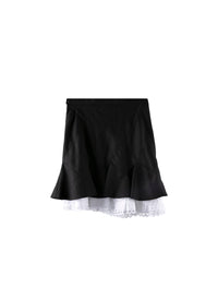 Wool skirt - Black