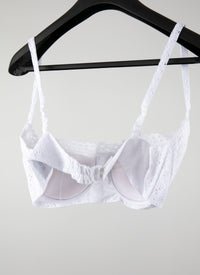 Soutien-gorge brodé - Blanc