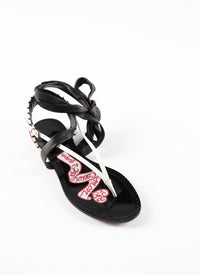 Leather flip flops - Multicolour