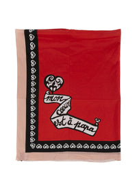 Pareo 120x150 - Red & Black