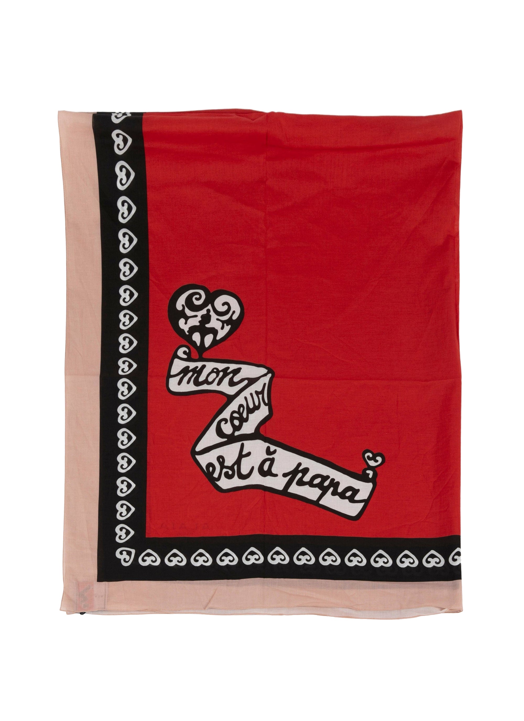 Pareo 120x150 - Red & Black