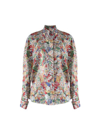 Chemise en popeline cesar - Multicolore
