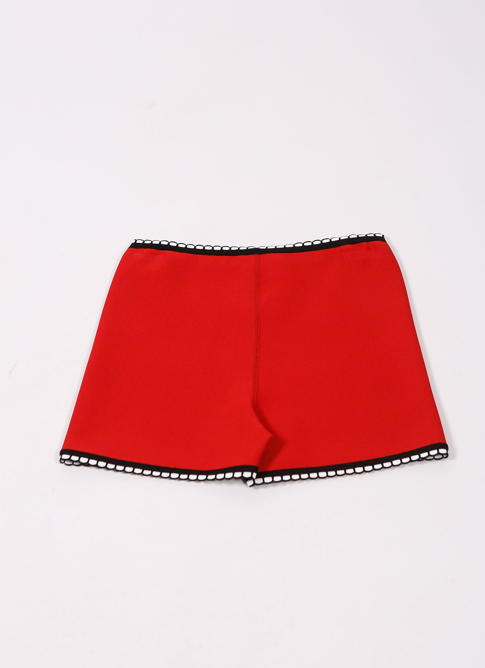 Mon Cœur shorts - Red & Black