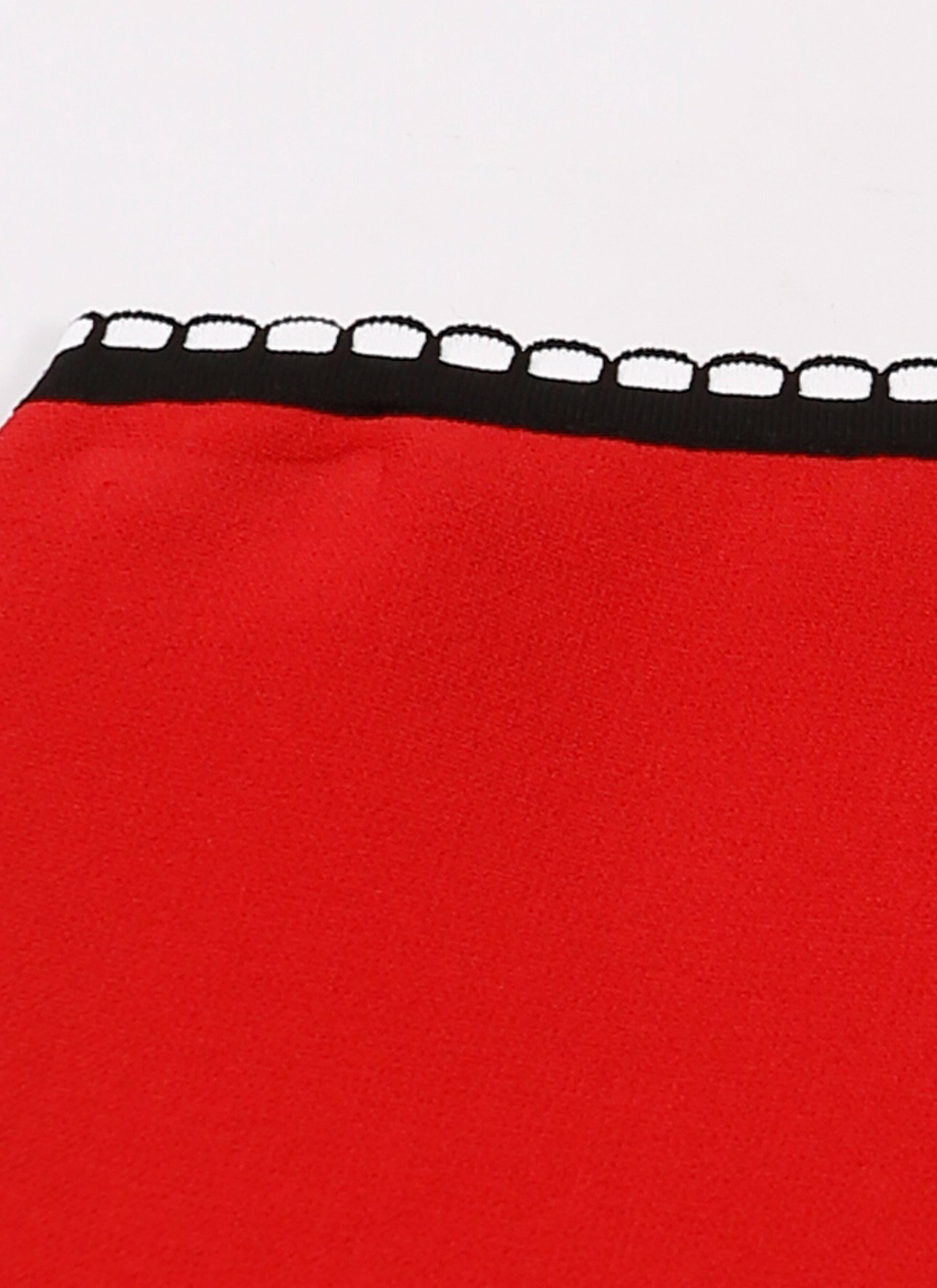 Mon Cœur shorts - Red & Black