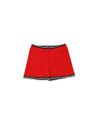 Mon Cœur shorts - Red & Black