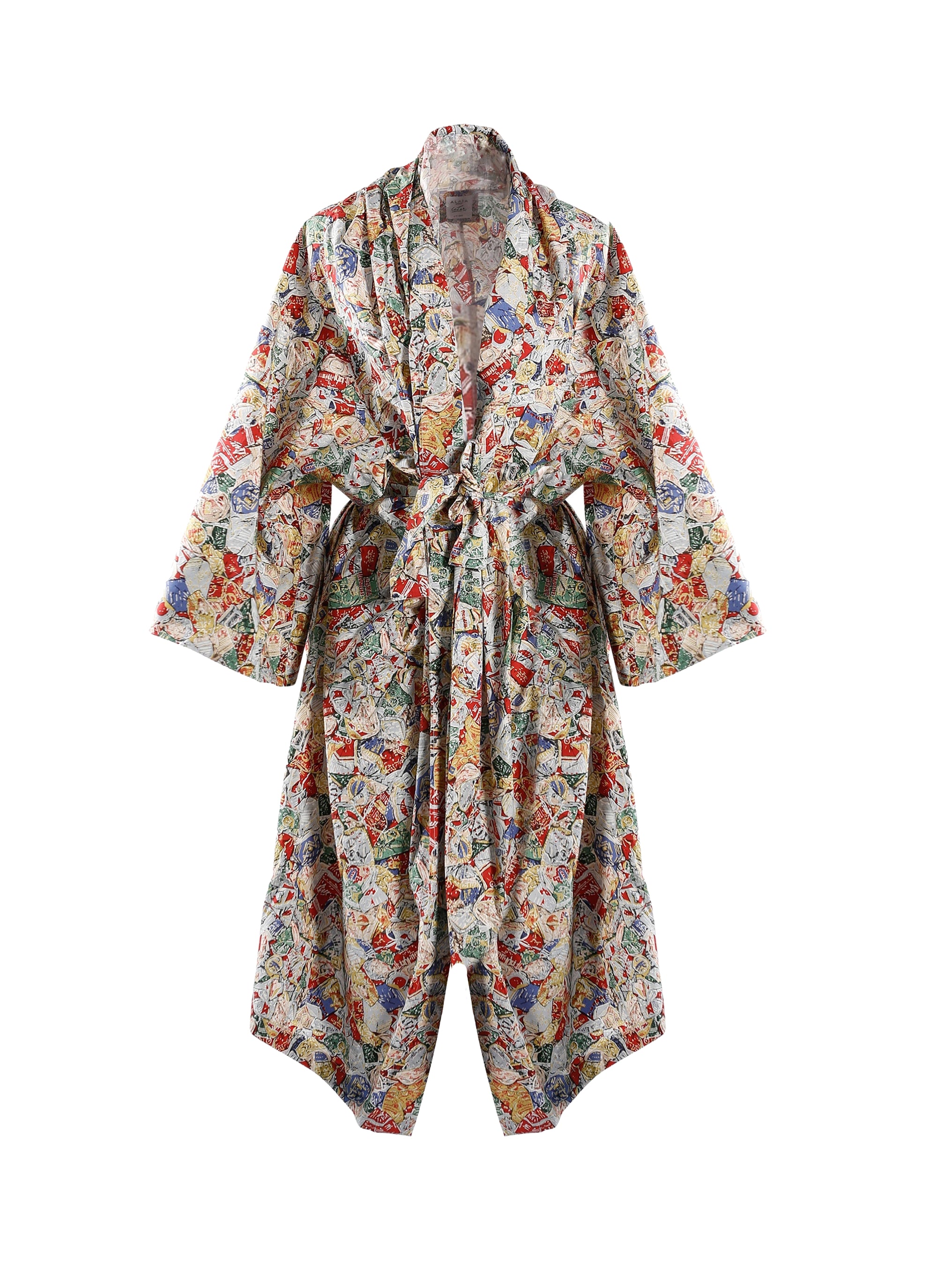 Cesar poplin cut-out dress - Multicolour