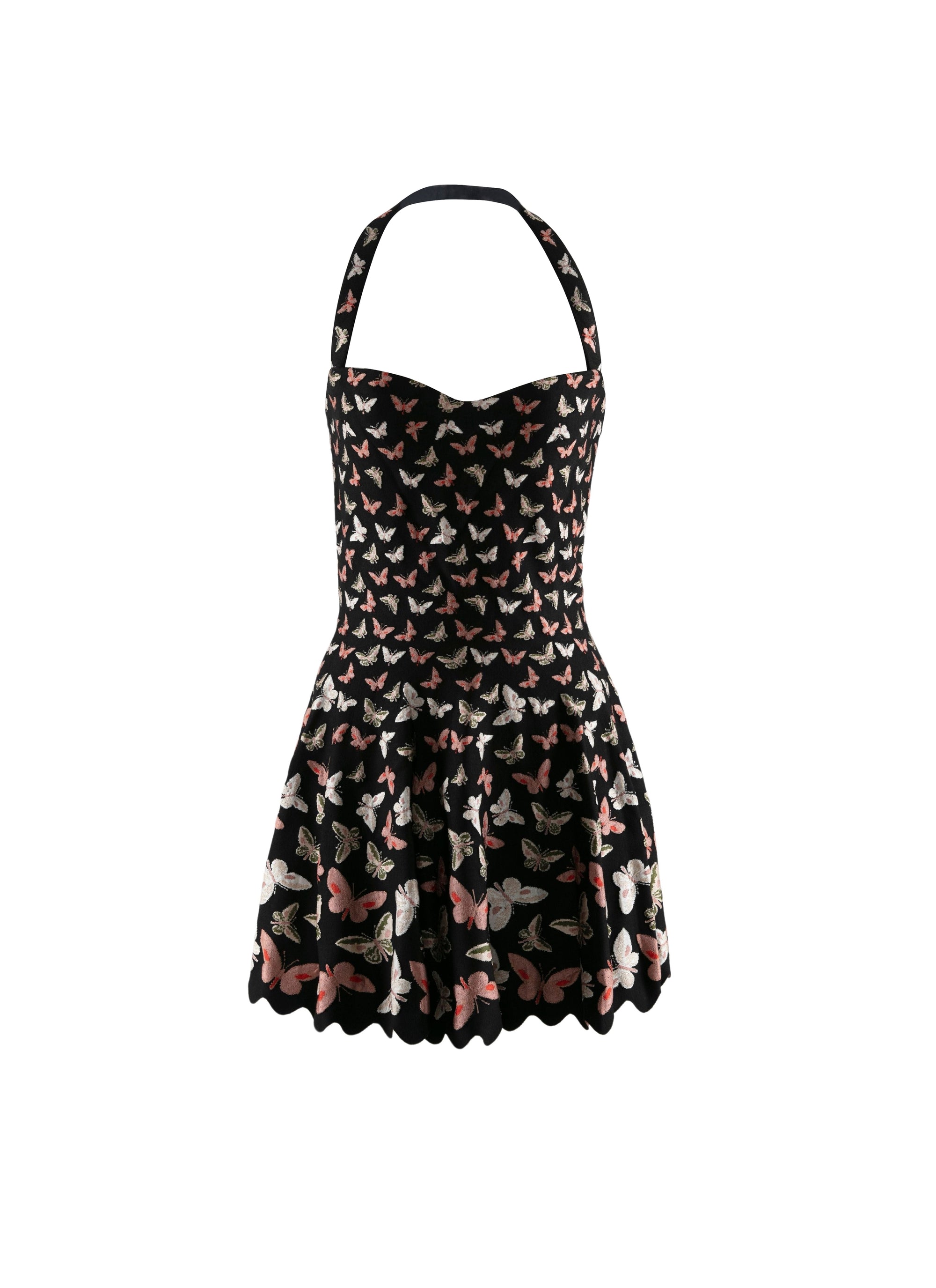 Robe fluide imprimé papillon - Multicolore