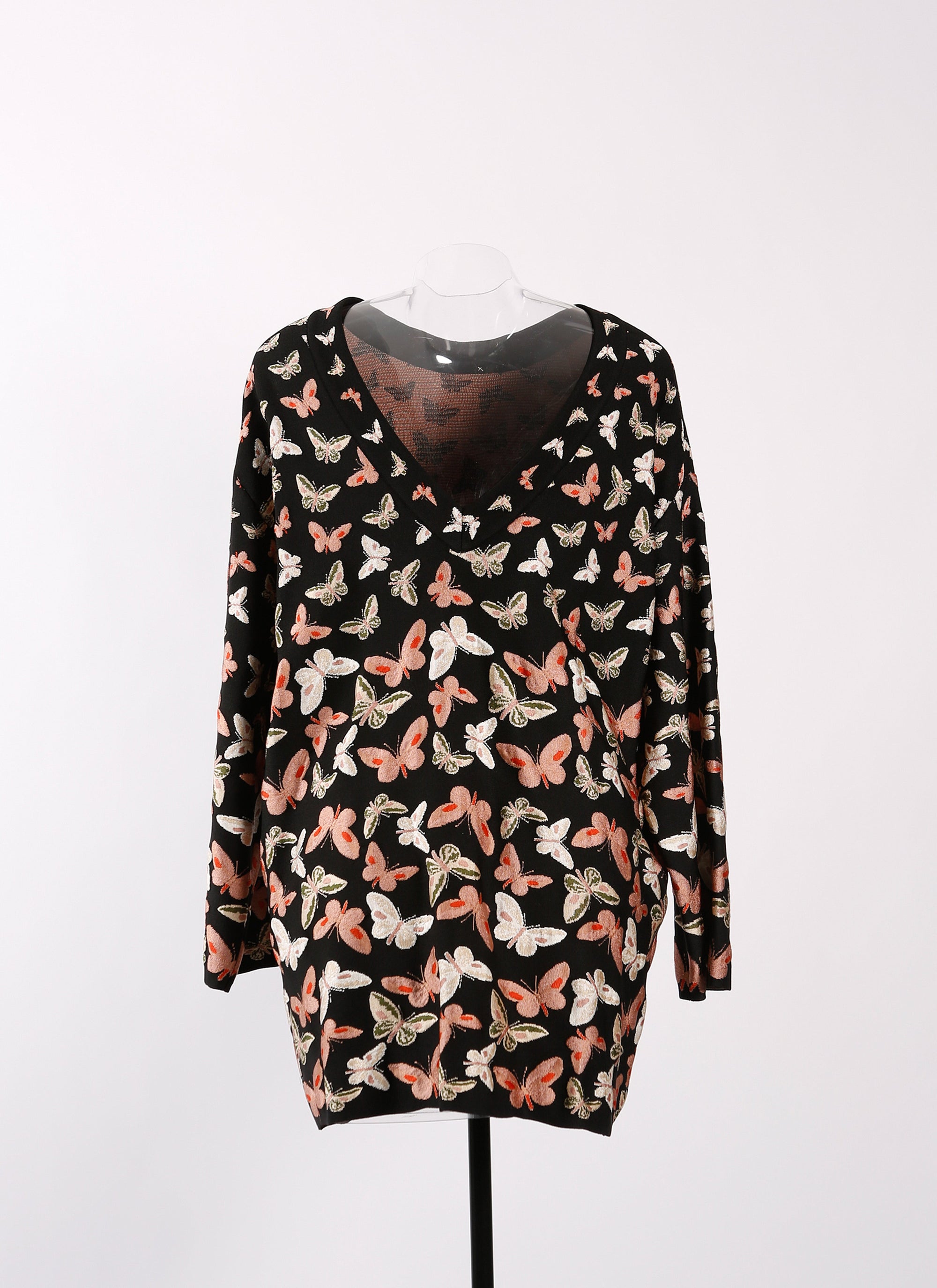 Butterfly long-sleeved tunic - Multicolour