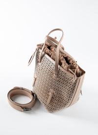 Nicole bag sleevelessall - Sand & White