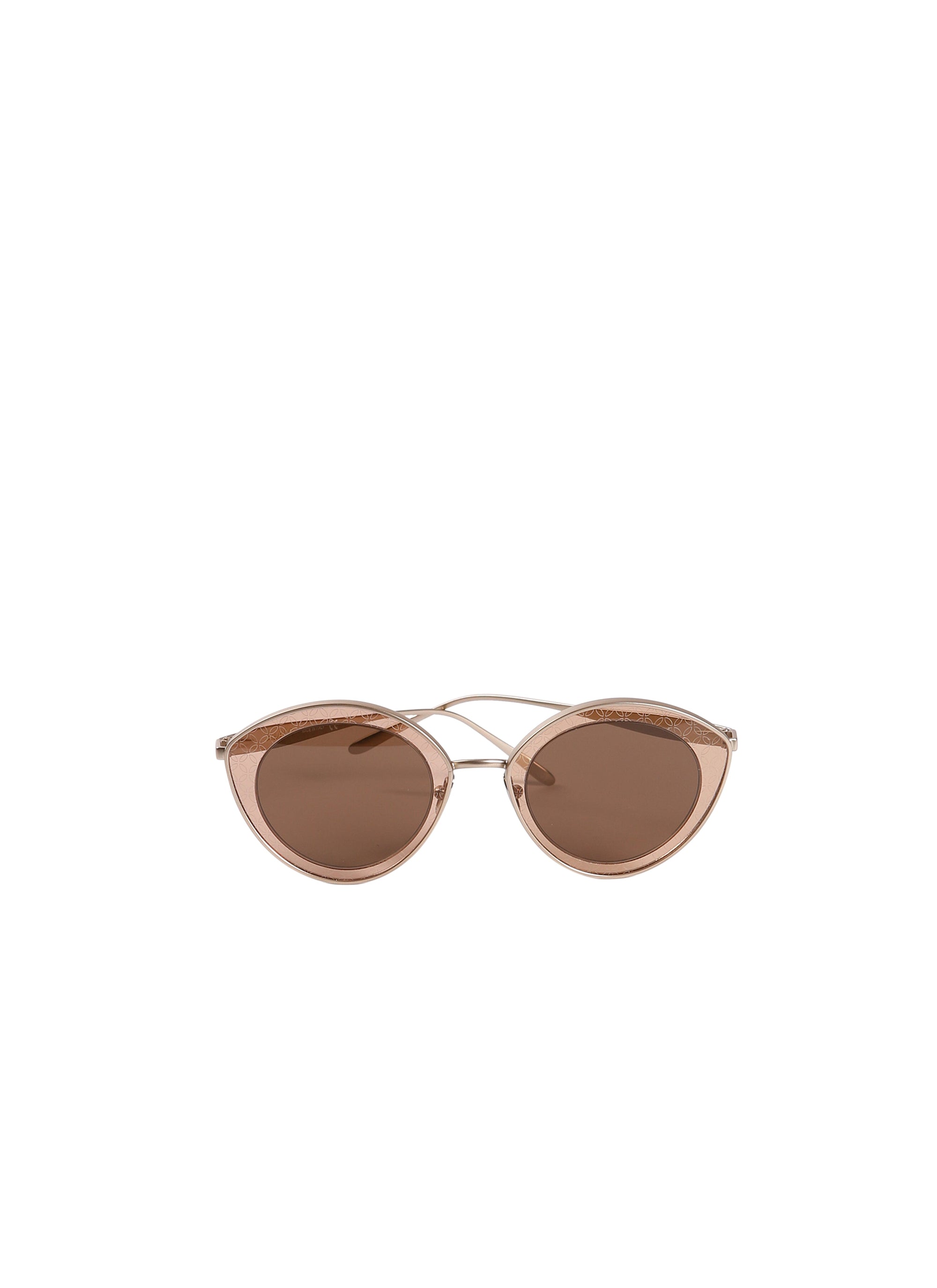 Silver cat eye sunglasses - Gold & Black