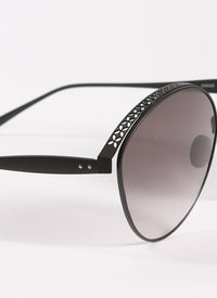 Lunettes de soleil cat eye dégradées - Gris & Noir