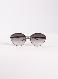 Silver cat eye sunglasses - Grey & Black