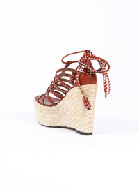 Leather studded sandals - Tomette