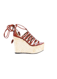 Leather studded sandals - Tomette