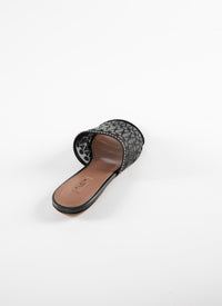 Geometric sandals - Black & Black