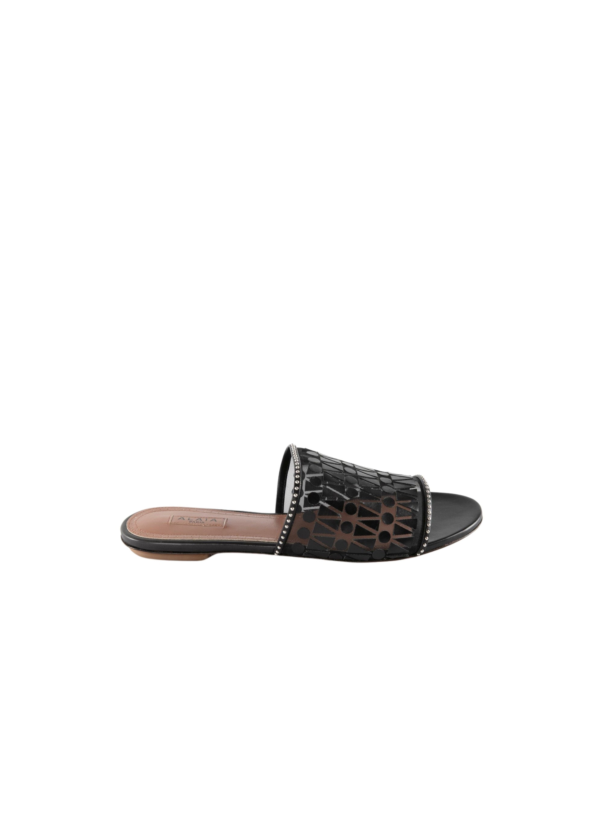 Geometric sandals - Black & Black