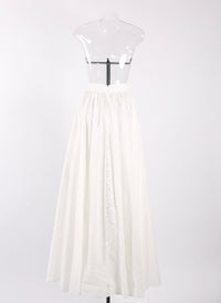 Spiral skirt - White
