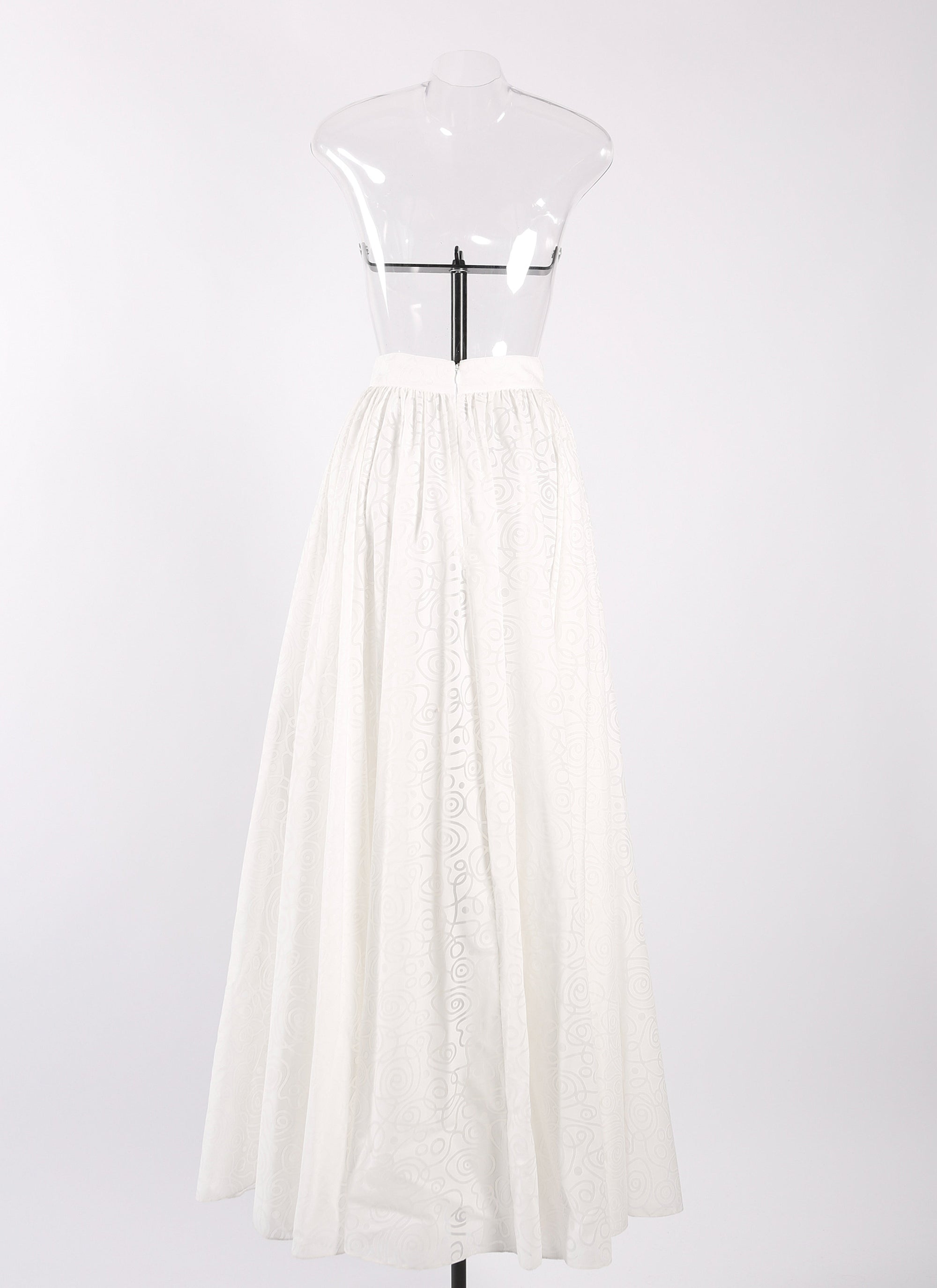 Spiral skirt - White
