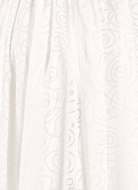 Spiral skirt - White