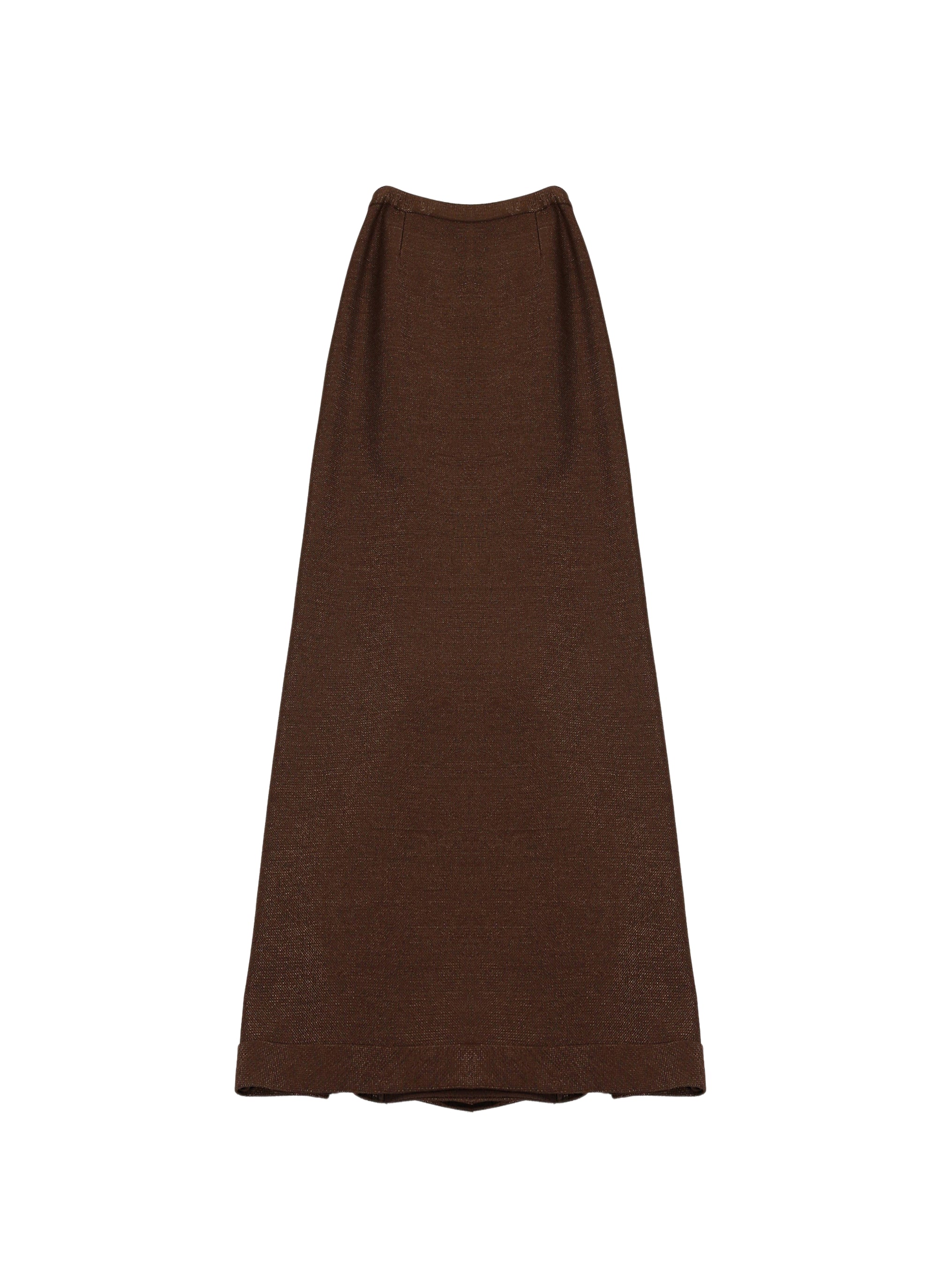 Raffia skirt - Chocolate