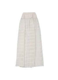Floral skirt - White