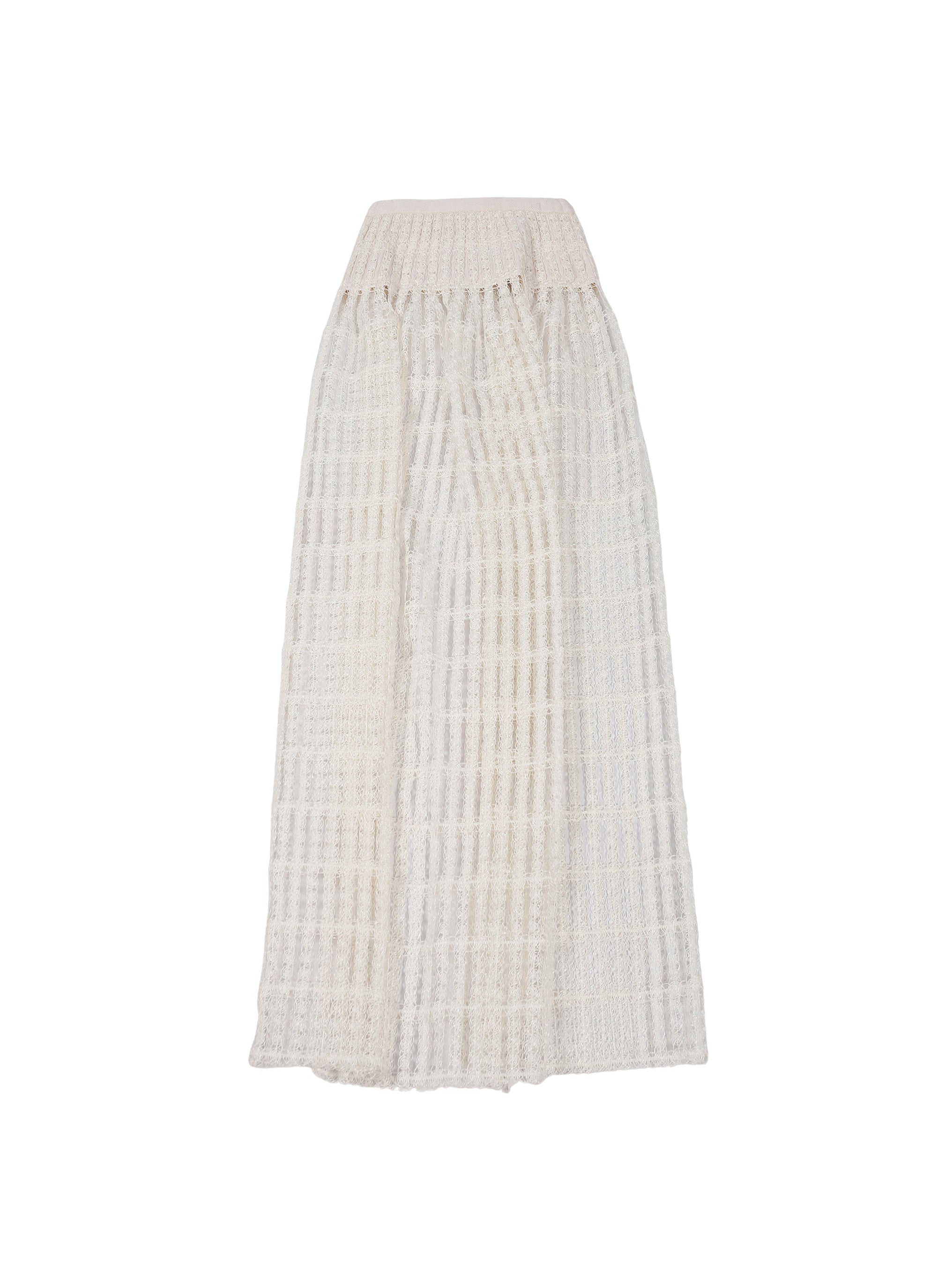Floral skirt - White