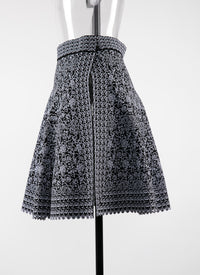 Labyrinth skirt - Black & White