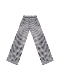 Silk trousers - Black & White