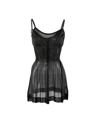 Silk dress base - Black intense