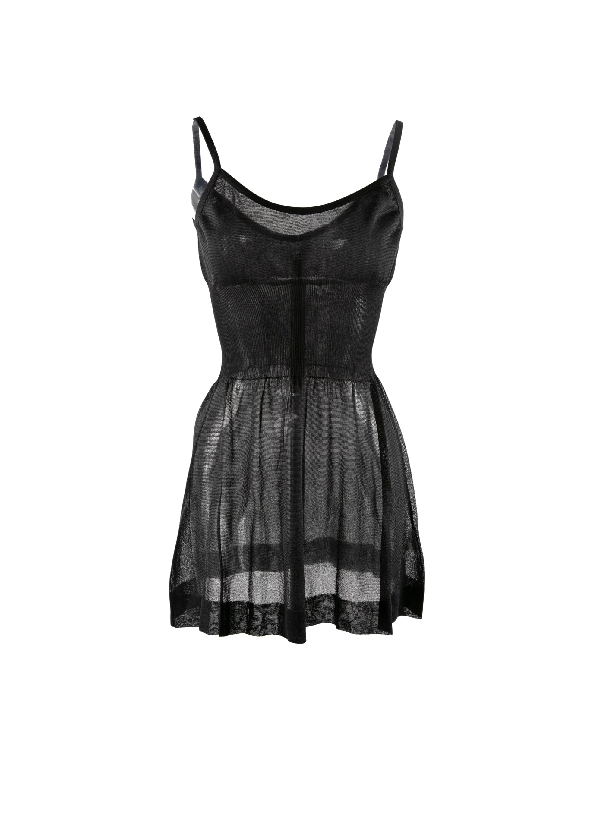 Silk dress base - Black intense