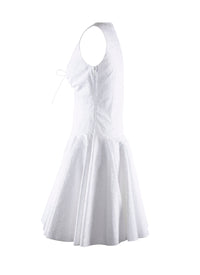 Sleeveless Daedalus Dress - White