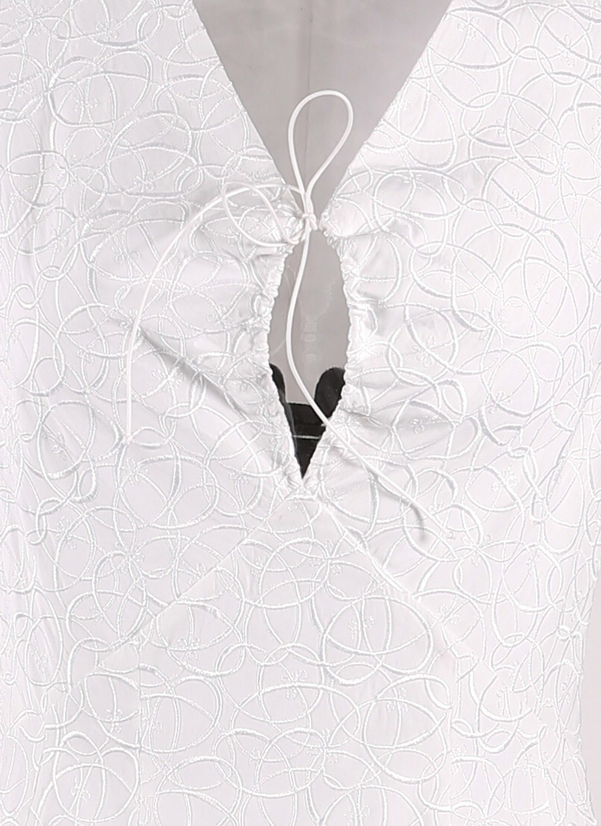 Sleeveless Daedalus Dress - White