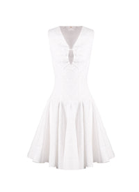 Robe sans manches Dédale - Blanc