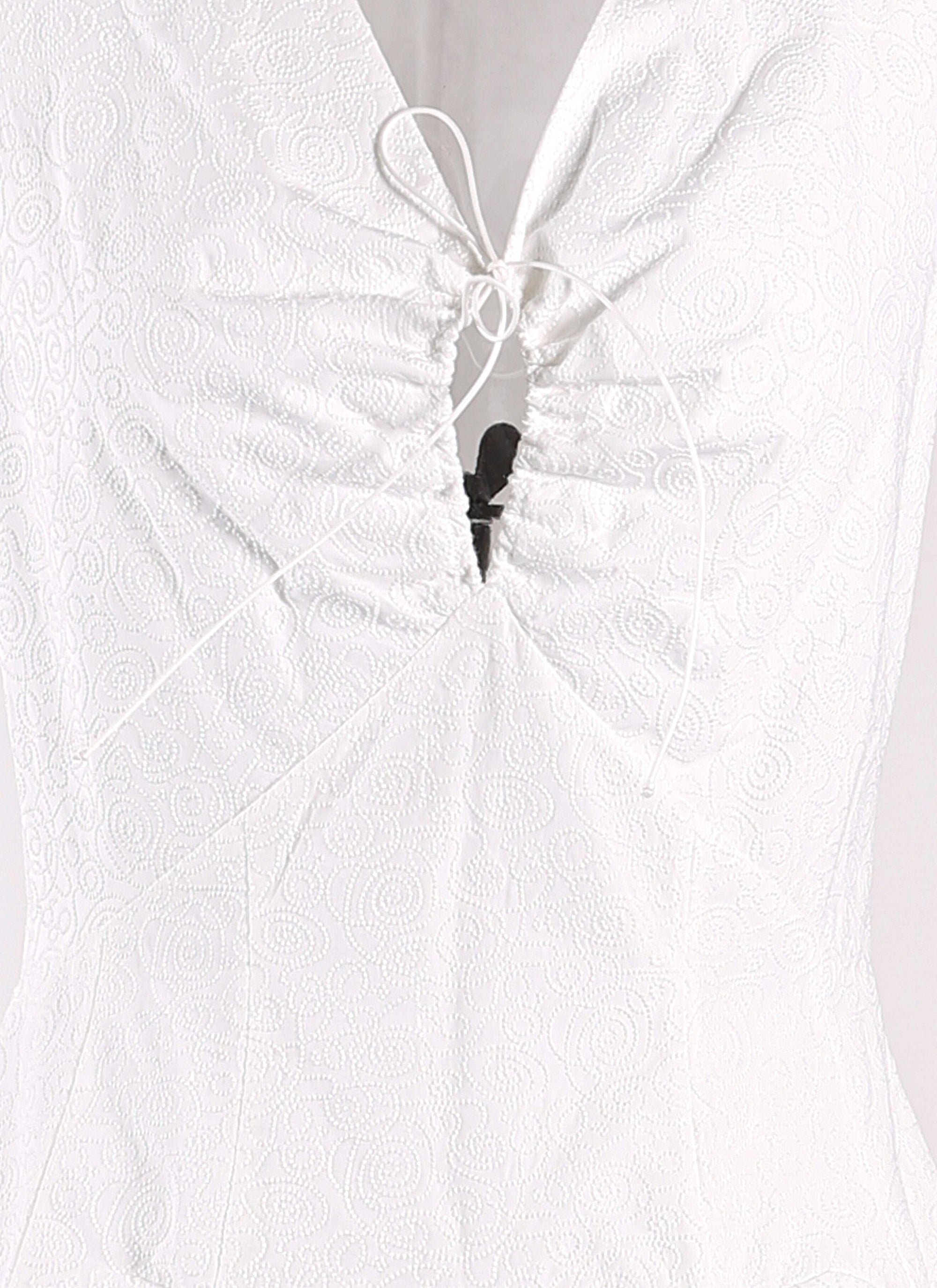 Sleeveless Daedalus dress - Intense White