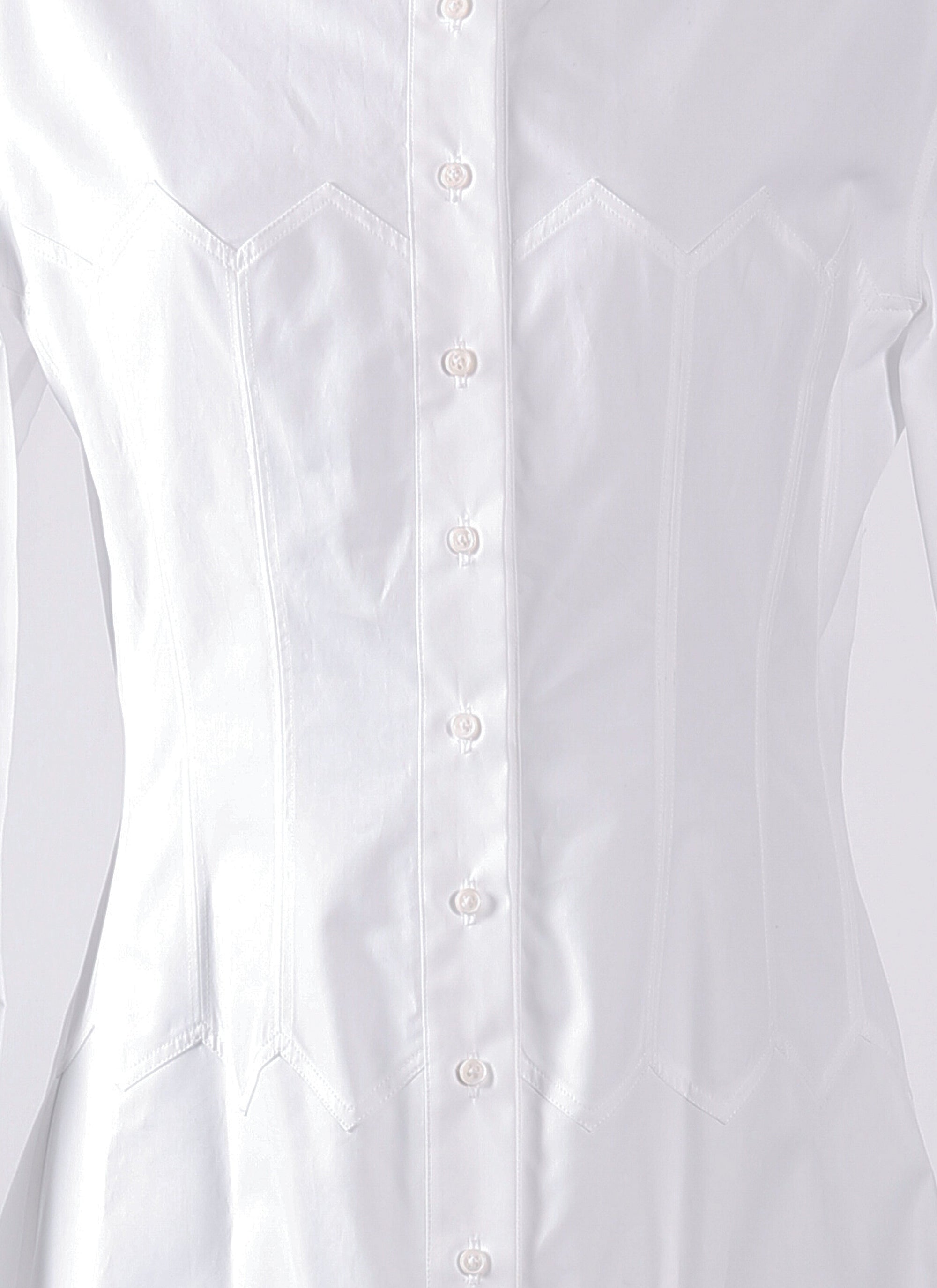 Robe en popeline japonaise - Blanc