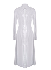 Robe en popeline japonaise - Blanc