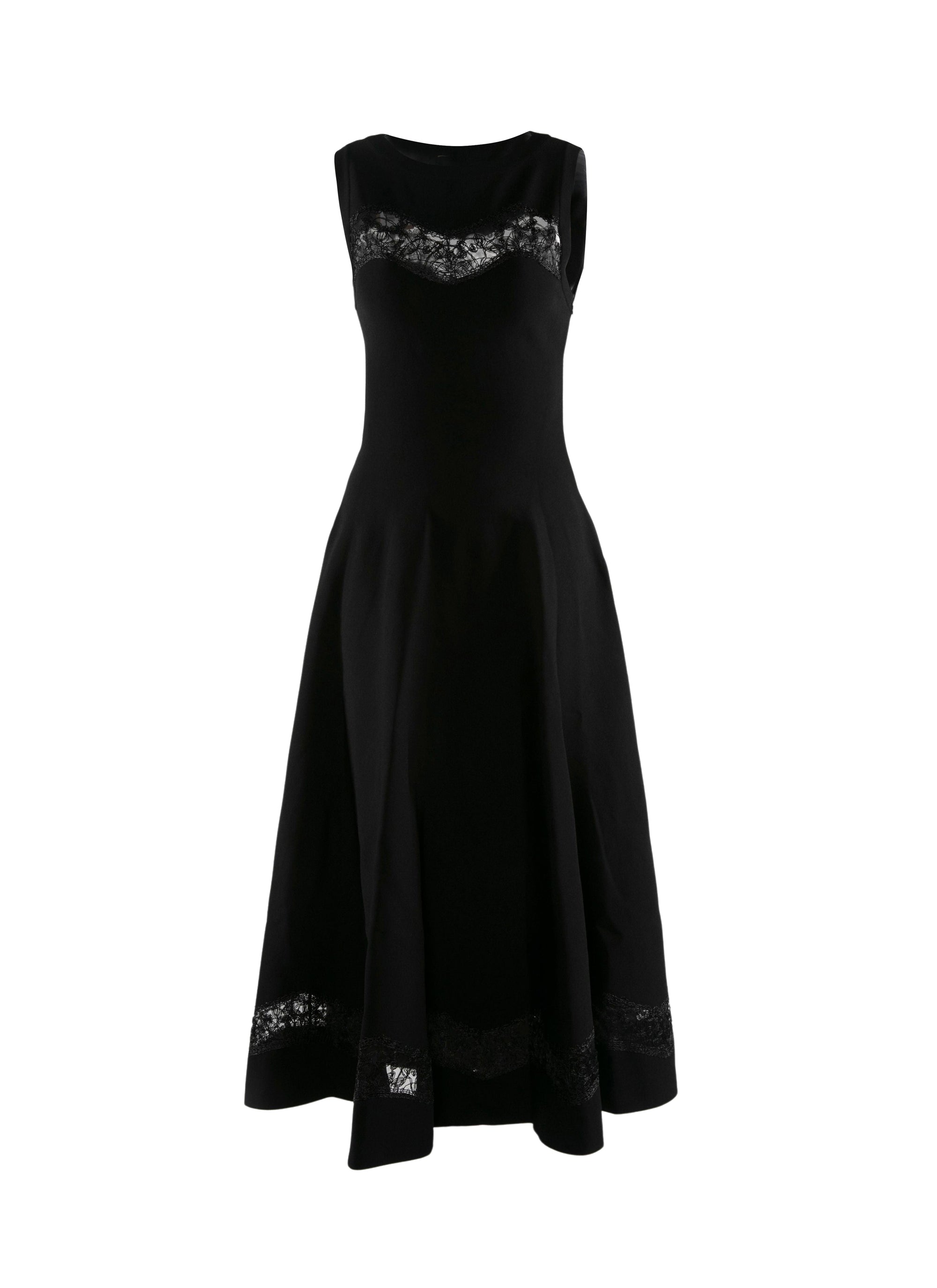 Sleeveless dress - Intense Black