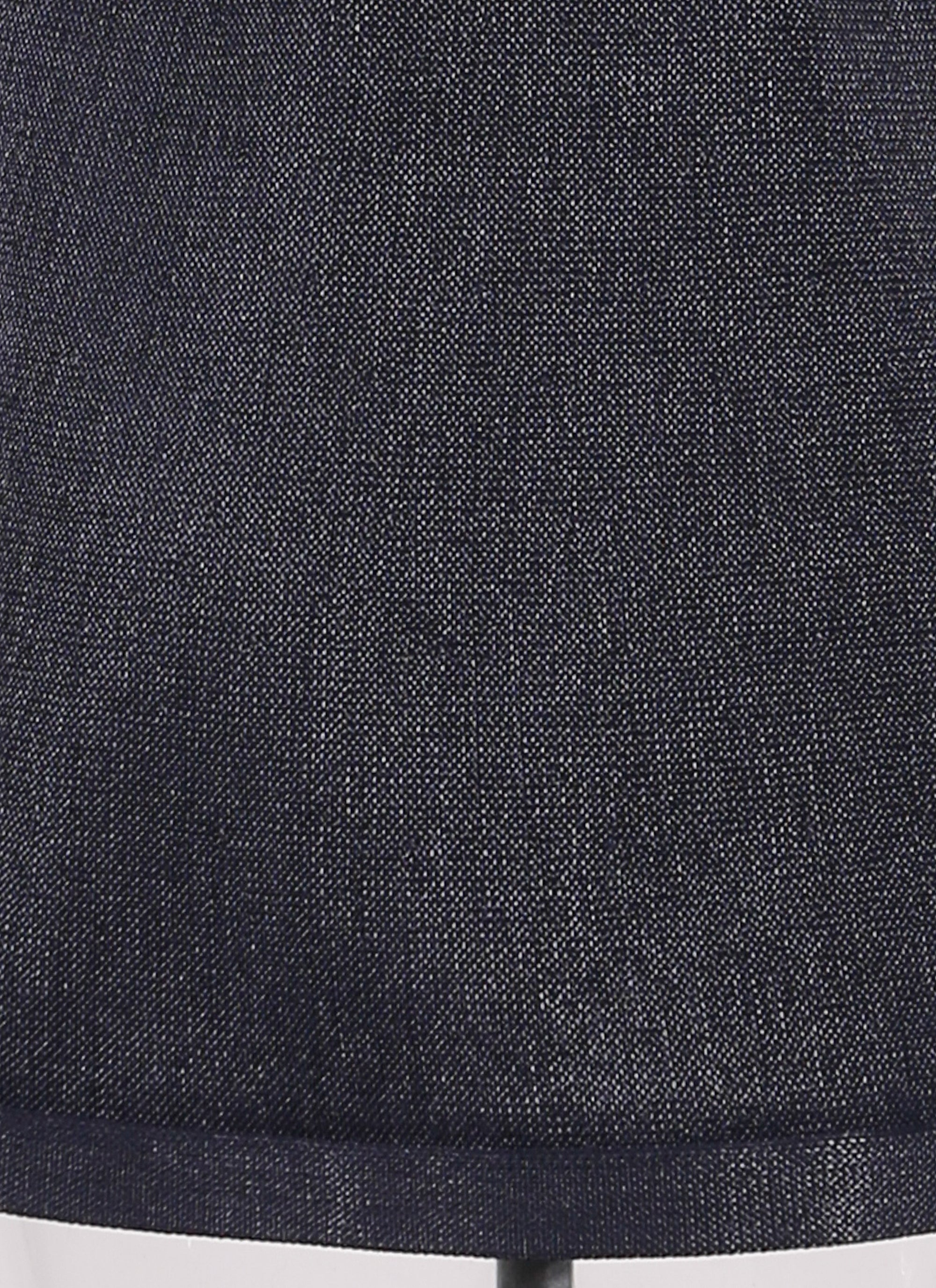 Short-sleeved tunic in raffia - Night