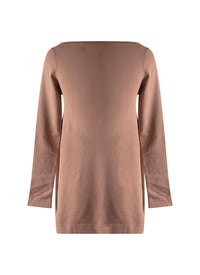 Long sleeve fluid jumper - Sandalwood