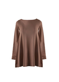 Long sleeve fluid jumper - Sandalwood