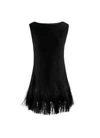Sleeveless tunic - Black intense