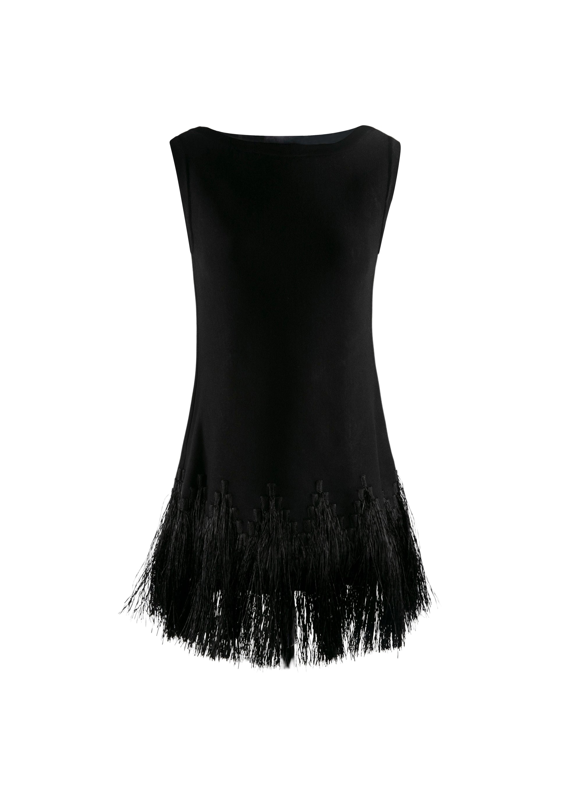 Sleeveless tunic - Black intense
